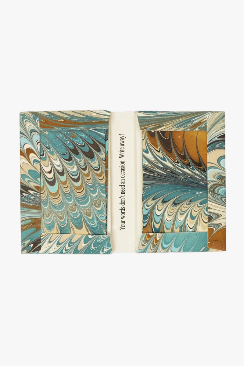 hand-marbled