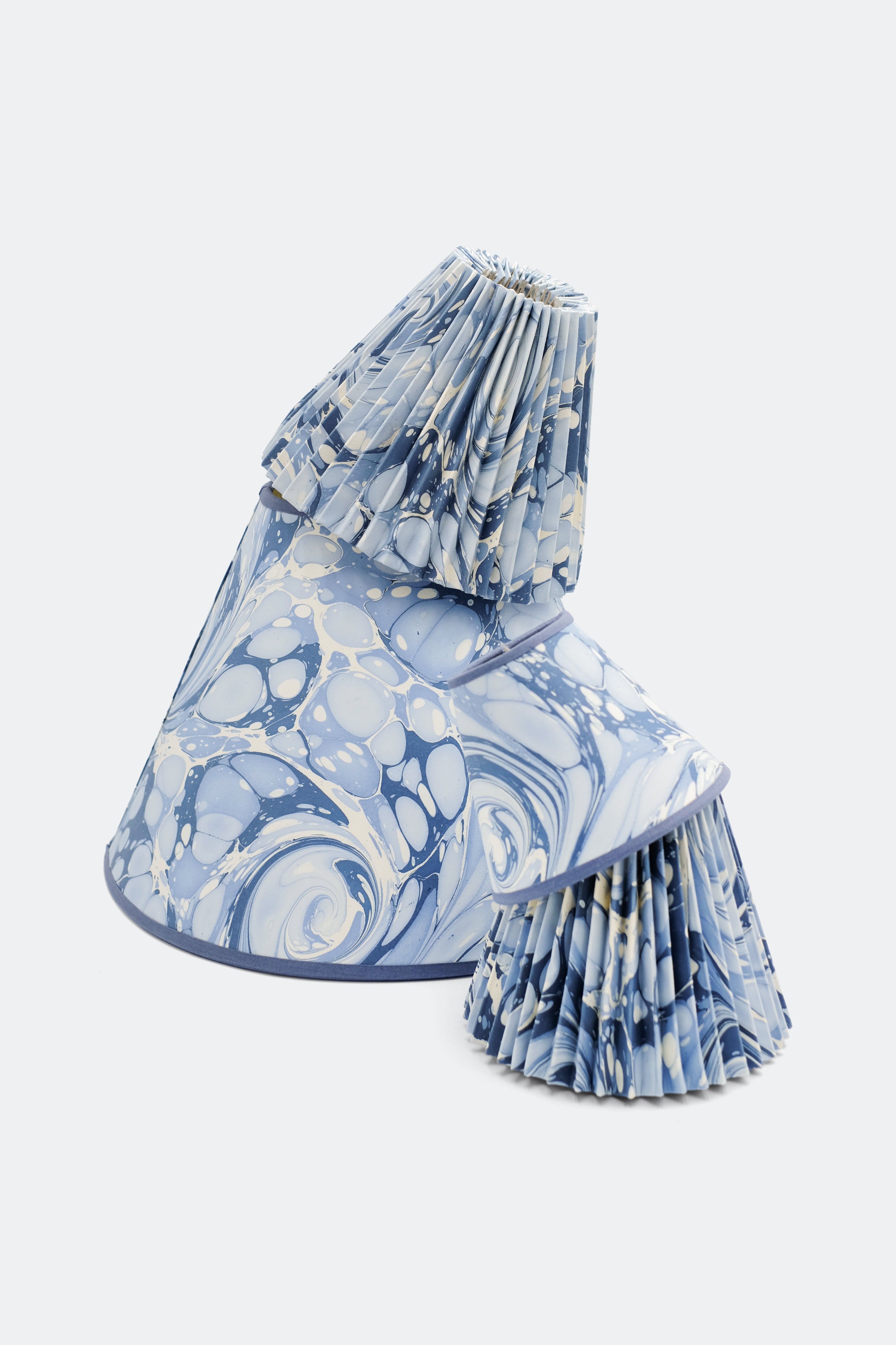 Hand-Marbled Lampshades