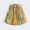 10" Hand-Marbled Pleated Empire Lampshade — Flatiron Feathers