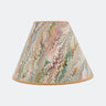 16" Hand-Marbled Empire Lampshade — Flatiron Feathers