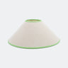 16” Tapered Cone Lampshade | Linen Green