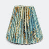 8" Hand-Marbled Pleated Empire Lampshade — Nila Feathers