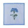 Blue Hydrangea Blockprint Napkins, Set of 4
