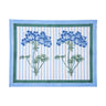 Blue Hydrangea Blockprint Placemat