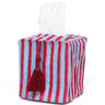 Stripes Blockprint Tissue Box Cover