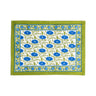 Blue Araminta Blockprint Placemat