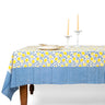 Capri Lemons Tablecloth - Blue