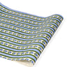 Blockprint Cottage Garden Gift Wrapping Paper Sheets in Blue - Single