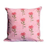 Dahlia Gingham Blockprint Pillow