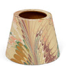 Hand-Marbled Poldina Lampshade - 4" Flatiron Feathers