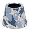 Hand-Marbled Poldina Lampshade - 4" Ocean Wave