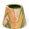 Hand-Marbled Poldina Lampshade - 4" Peony Bloom