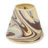 6" Hand-Marbled Clip On Chandelier Sconce Lampshade — Kyoto