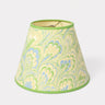 6" Hand-Marbled Clip On Chandelier Sconce Lampshade — Seaglass Peacock