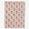 Blockprint A5 Notebook in Purple Daisies
