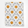 Seashell A5  Blockprint Notebook in Orange