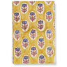 Blockprint A6 Notebook in Chartreuse Daisies