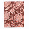 Blockprint A5 Notebook in Burgundy Bloom