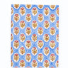 Blockprint A5 Notebook in Purple Blue Daisies