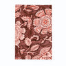 Blockprint A6 Notebook in Burgundy Bloom