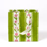 Cottage Garden Blockprint Gift Bag in Green