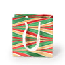 Gilded Holiday Hand Marbled Gift Bag