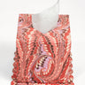 Hand-Marbled Scallop Tissue Box Cover in Florentine Pink