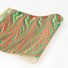 Hand Marbled Holiday Jingle Gift Wrapping Paper Sheet - Single