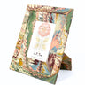 Hand-Marbled Large Wall Picture Frame in Flatiron Feathers, 5x7