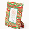 Hand-Marbled Large Wall Picture Frame in Holiday Jingle, 5x7