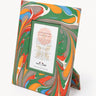 Hand-Marbled Large Wall Picture Frame in Marais, 5x7