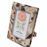 Hand-Marbled Picture Frame in Cacao Espresso 4x6