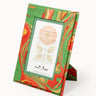 Hand-Marbled Picture Frame in Holiday Wave, 4x6