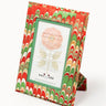 Hand-Marbled Picture Frame in Holiday Jingle, 4x6