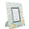 Blue Hand-Marbled Large Wall Picture Frame, 5x7