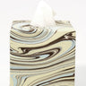 Hand-Marbled Tissue Box Cover in Kyoto