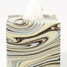 Hand-Marbled Tissue Box Cover in Kyoto