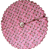 Scalloped Blockprint Quilted Tree Skirt in Reversible Holiday Arch and Stripes