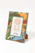 Inner Child Hand Marbled Picture Frame in Marais multicolor 4x6 size