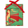 Mini Hand-Marbled Picture Frame Ornament | Holiday Wave