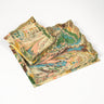 Nesting Scalloped Hand-Marbled Trays in Flatiron Feathers