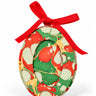 Oval Mini Hand-Marbled Picture Frame Ornament | Christmas Gems