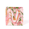 Peony Bloom Hand Marbled Gift Bag
