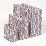 Purple Forget-Me-Not Blockprint Gift Bag