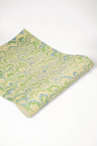 Inner Child hand-marbled mini frame design with green/blue/cream marbling patterns