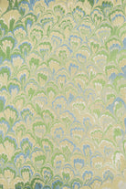 Inner Child hand-marbled mini frame design showcasing repeating green/blue/cream patterns