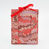 Mini Hand-Marbled Picture Frame Ornament | Florentine Pink