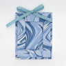 Mini Hand-Marbled Picture Frame Ornament | Ocean Wave