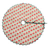 Scalloped Blockprint Quilted Tree Skirt in Araminta Green