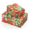 Hand-Marbled Keepsake Box Set in Christmas Gems